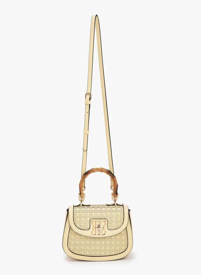 ELLE Textured Crossbody Bag With Detachable Strap